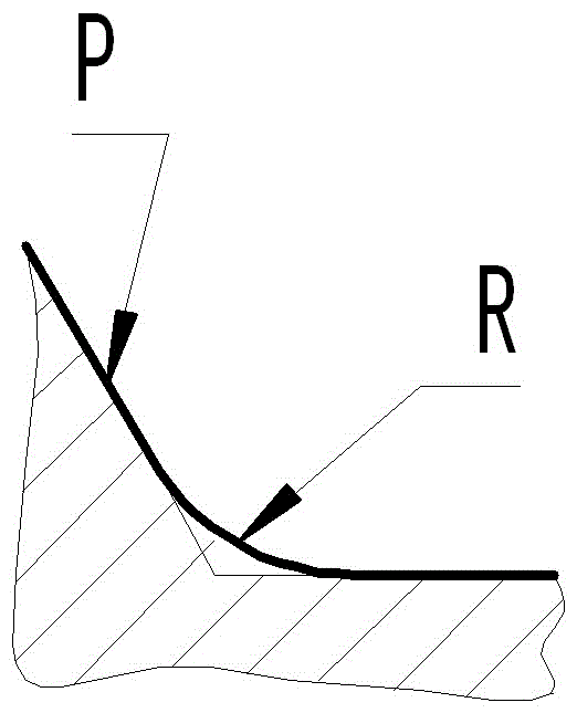 A device for machining arcs and slopes at the root of deep inner holes on a lathe