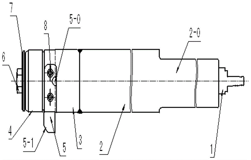 A device for machining arcs and slopes at the root of deep inner holes on a lathe