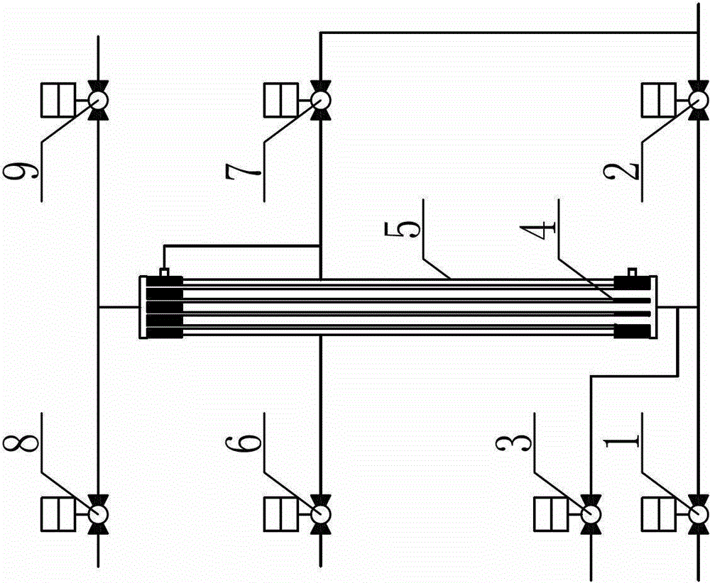 Method for realizing water treatment by using pressure type continuous membrane filtering system