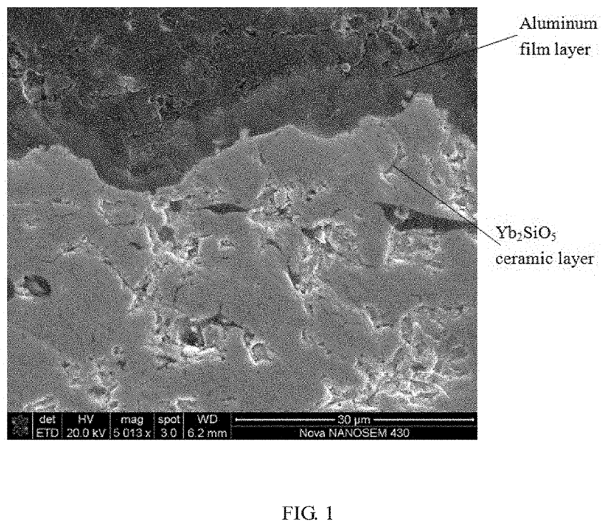 Method for coating thermal/environmental barrier coating