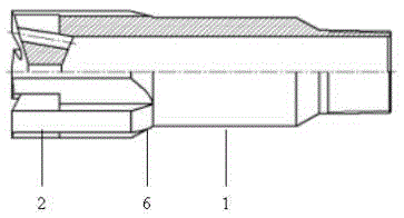 Special efficient grinding shoe for drift-diameter bridge plugs