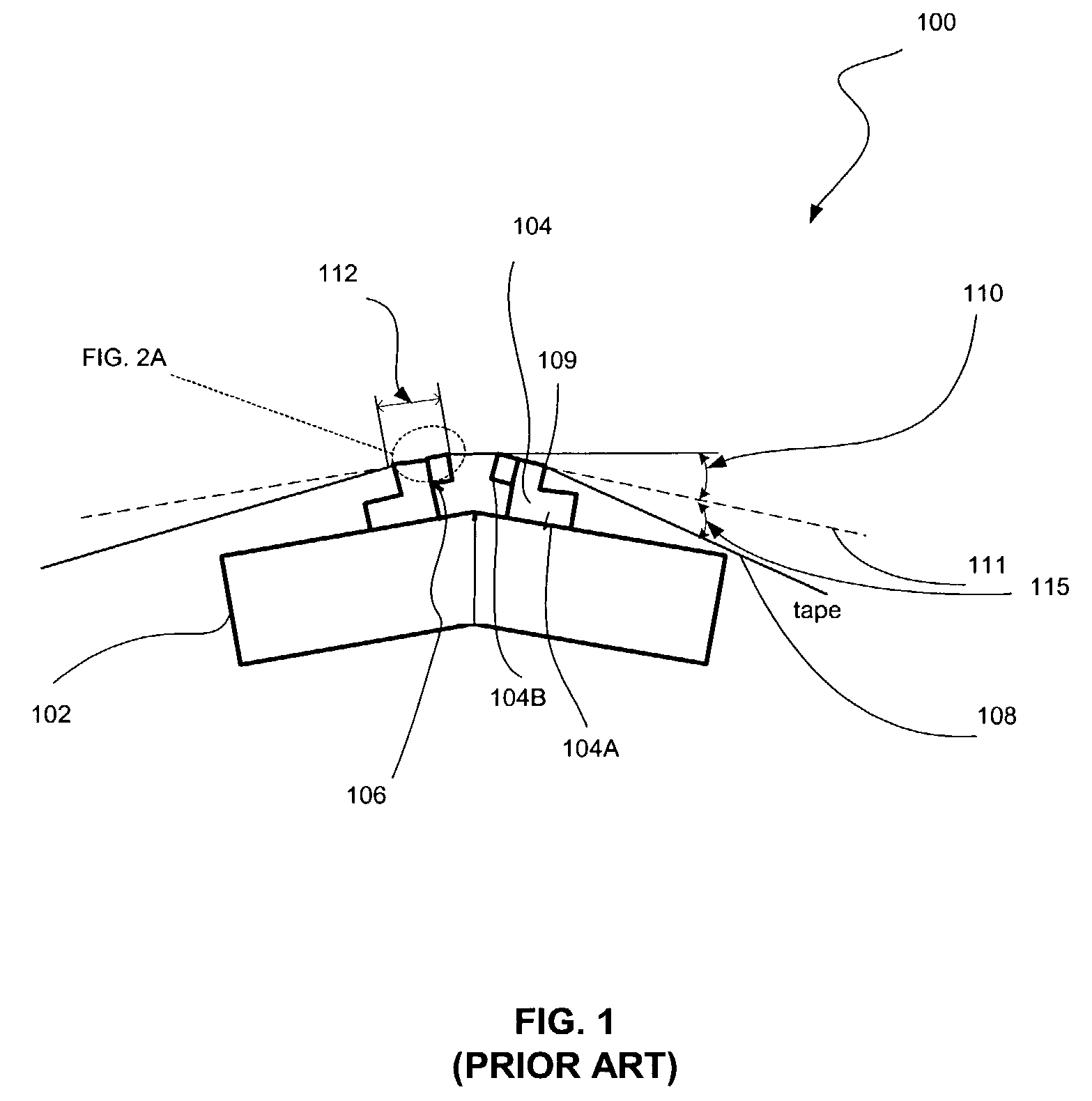 Angled flat-type recording head designed for near-constant resolution at varying type velocities