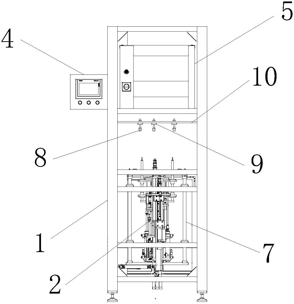 Device for reverse beating of screw and process