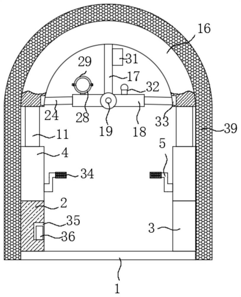 Coal mine roadway supporting device