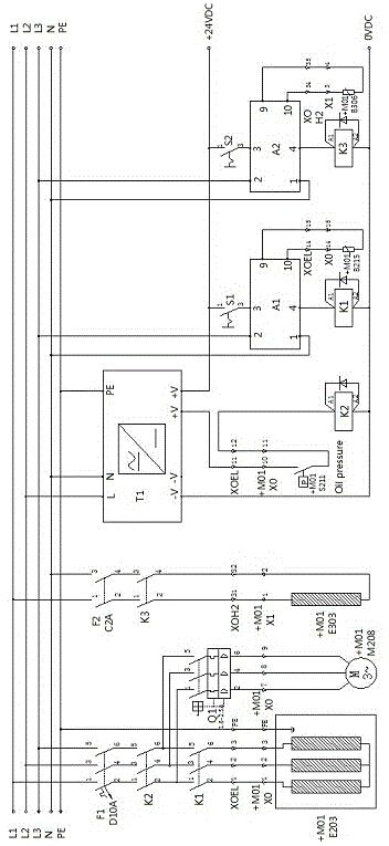 Lathe bed and disc chuck temporary heating control device for warp knitting machine