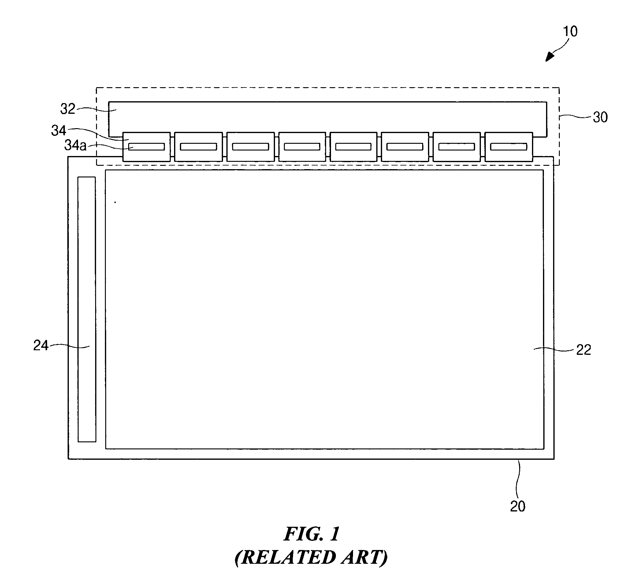 Driving circuit including shift register and flat panel display device using the same