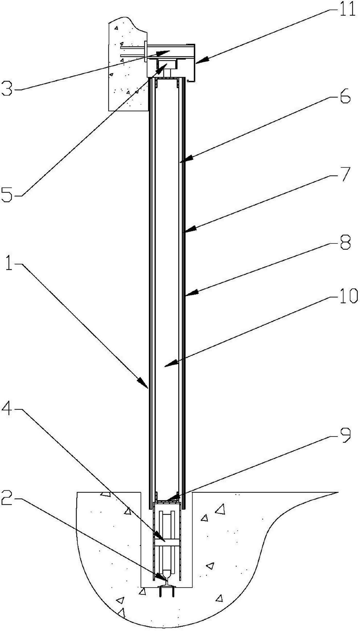 R knife radiation protection door