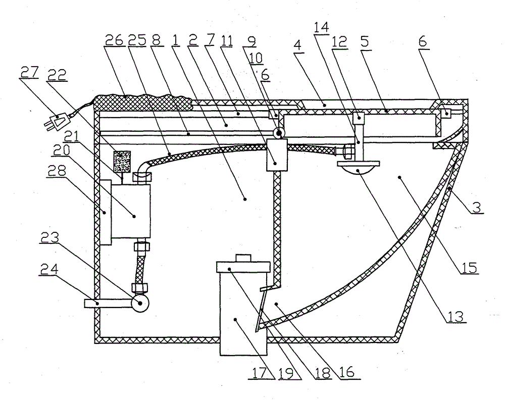 Self-sensing seat type water-saving environment-friendly closestool