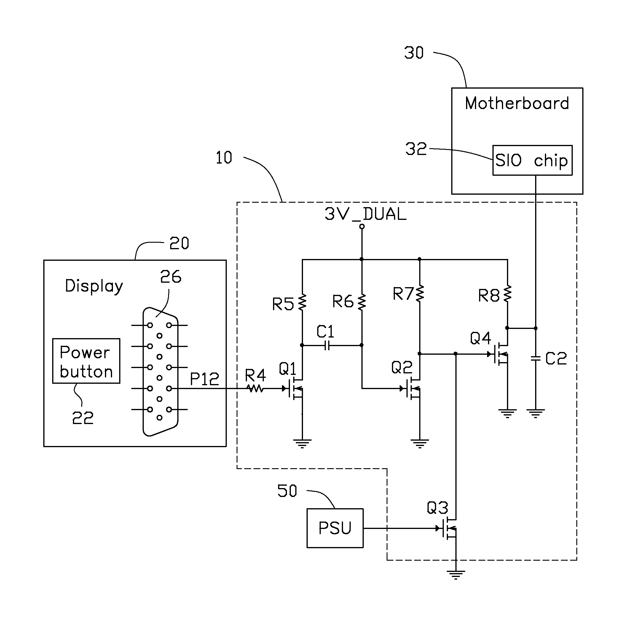 Power-on circuit