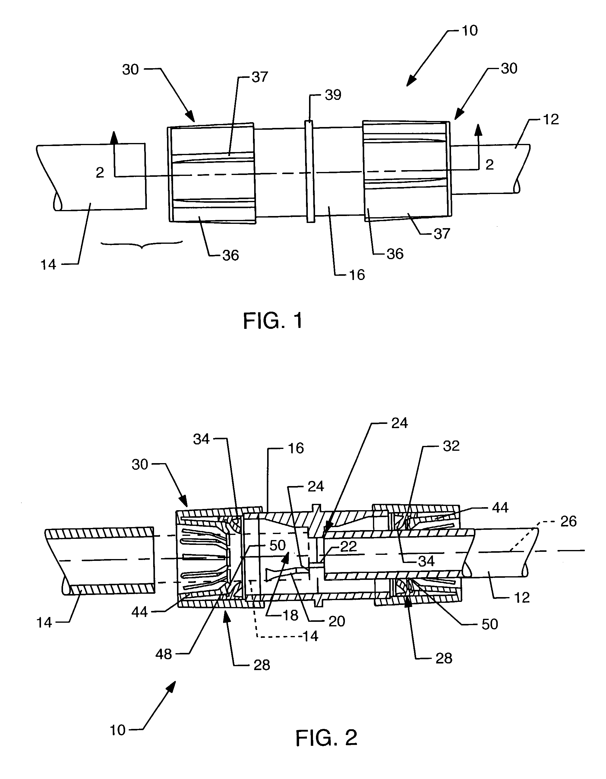 Multi-diameter tube coupling