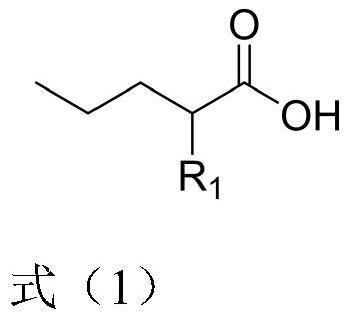 Preparation method of 2-R1 valeric acid