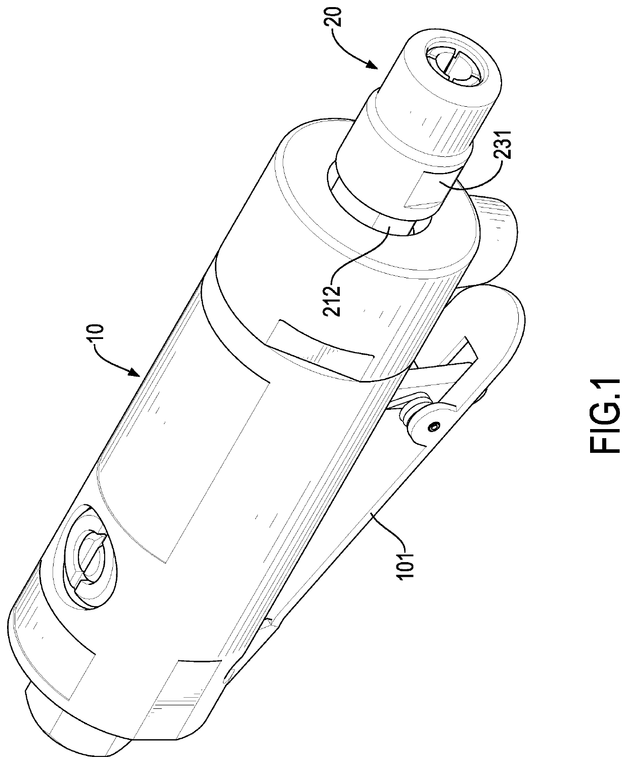 Grinding device for inner holes