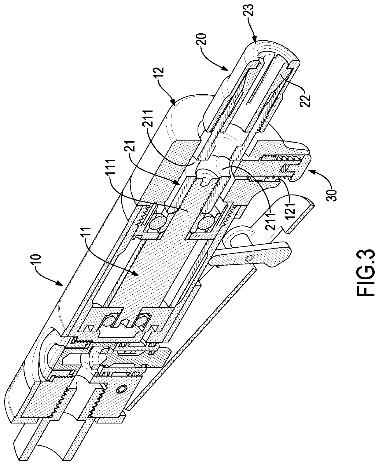 Grinding device for inner holes