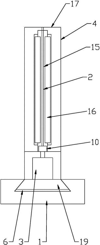 Automatically-folded banner advertisement display device