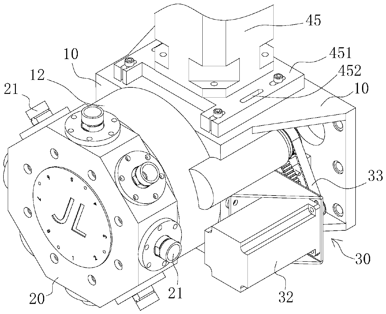 Cutting power system for drilling and milling machining center