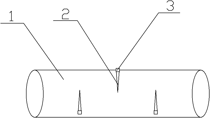 Oil transportation pipeline static electricity eliminator