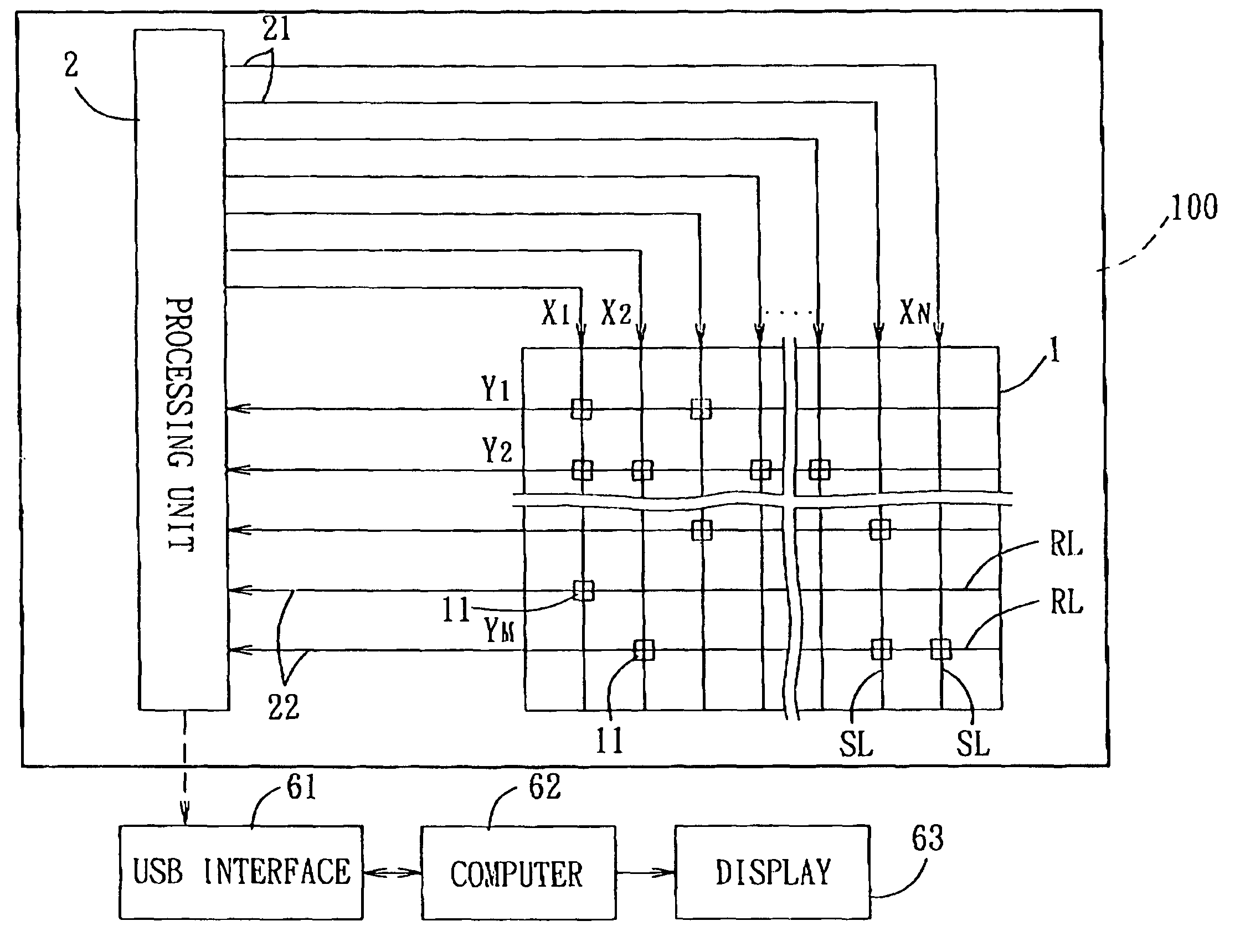 Keyboard control circuit