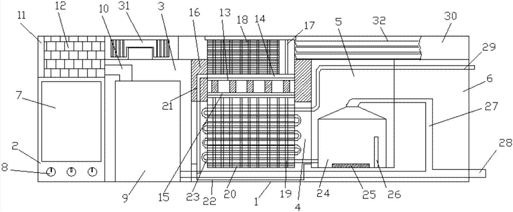 Medical bedside breathing machine for refrigerating and cooling semiconductors