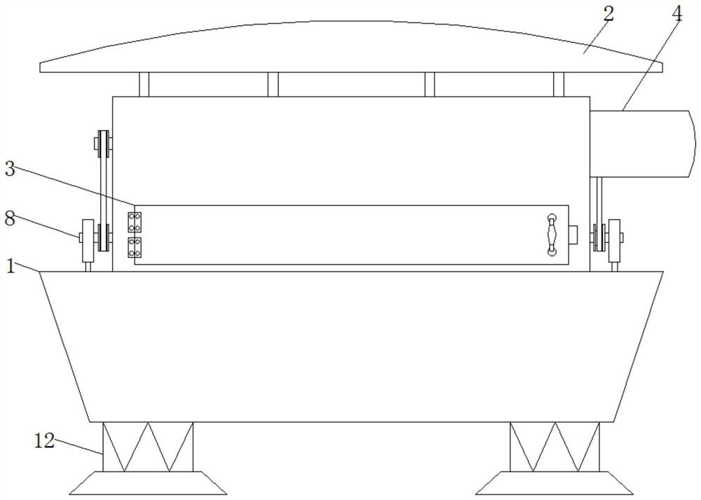 Sesame seed collecting equipment integrating multiple processes and using method