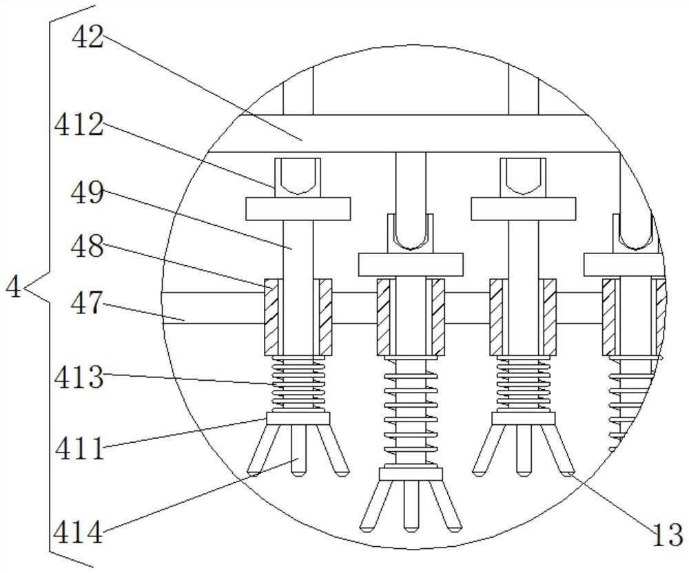 Sesame seed collecting equipment integrating multiple processes and using method