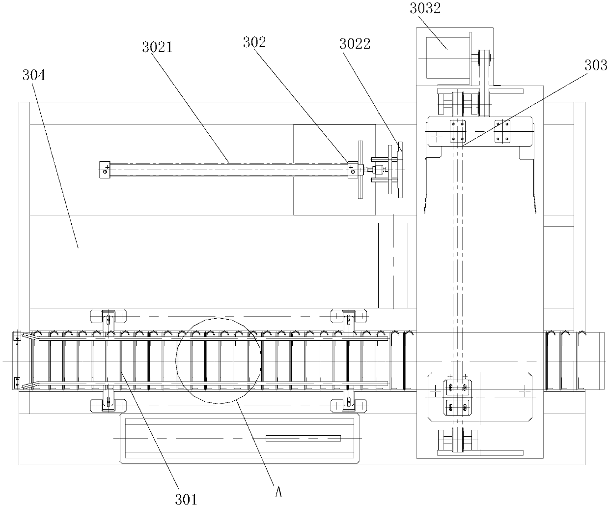 Automatic packaging production line for bagged bowl noodles and production method thereof