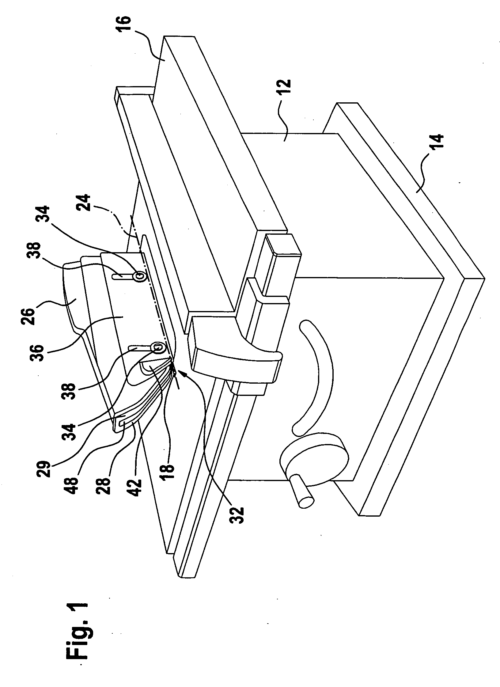 Circular saw bench