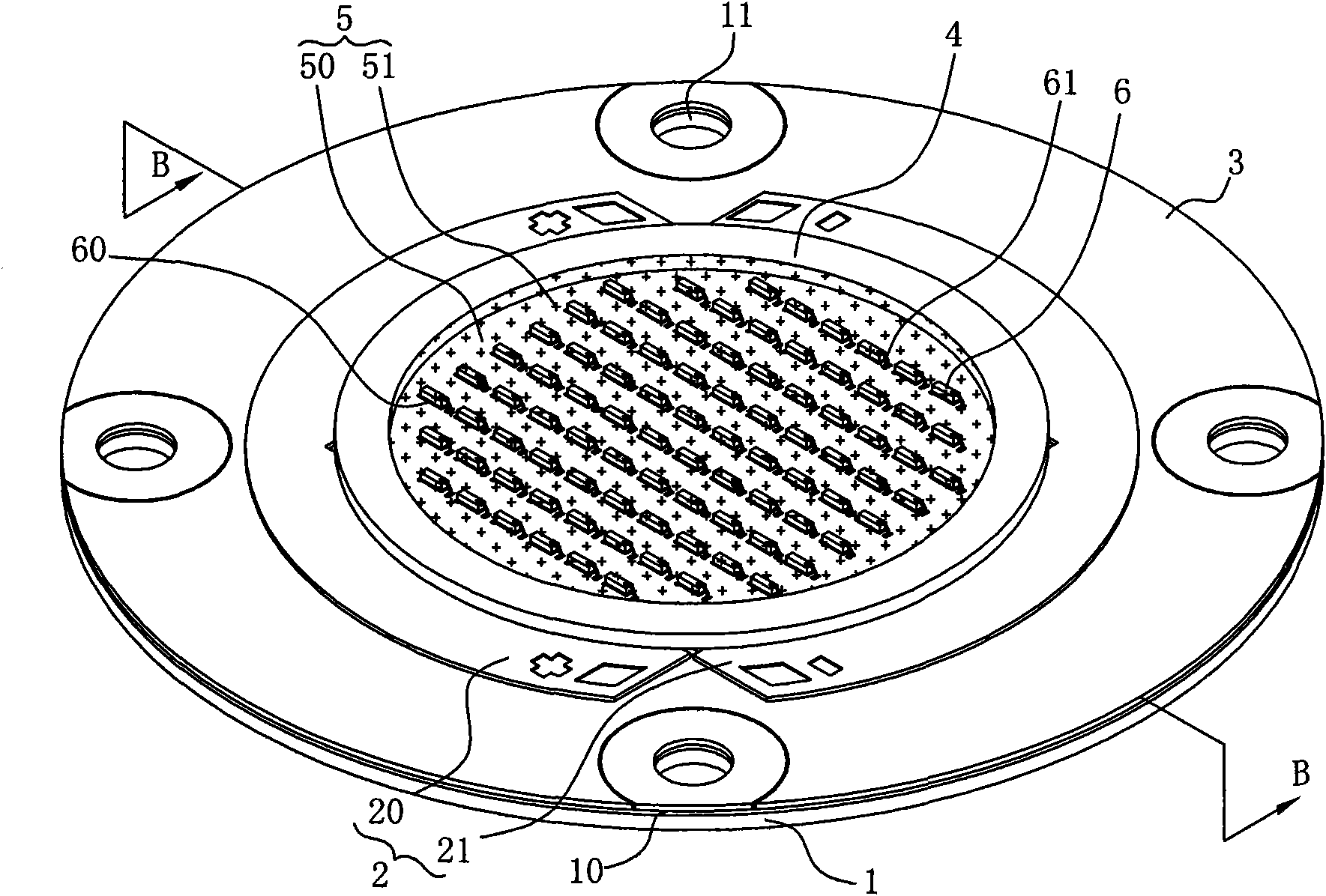 Polycrystalline packaging unit and manufacture method thereof