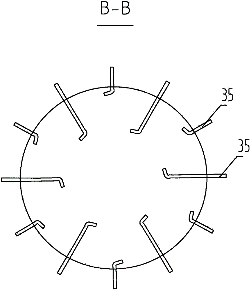 Desulphurization and denitration apparatus for flue gas of coal-fired boiler