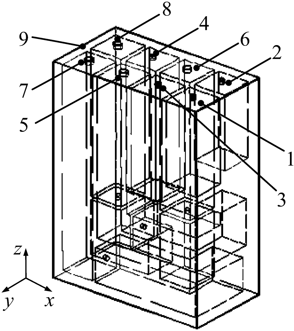 Built-in perforated plate type Helmholtz resonator and low-frequency broadband sound absorbing structure based on Helmholtz resonator