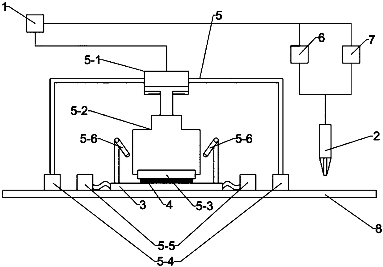 Device and method for rolling laser stereo formed part layer by layer