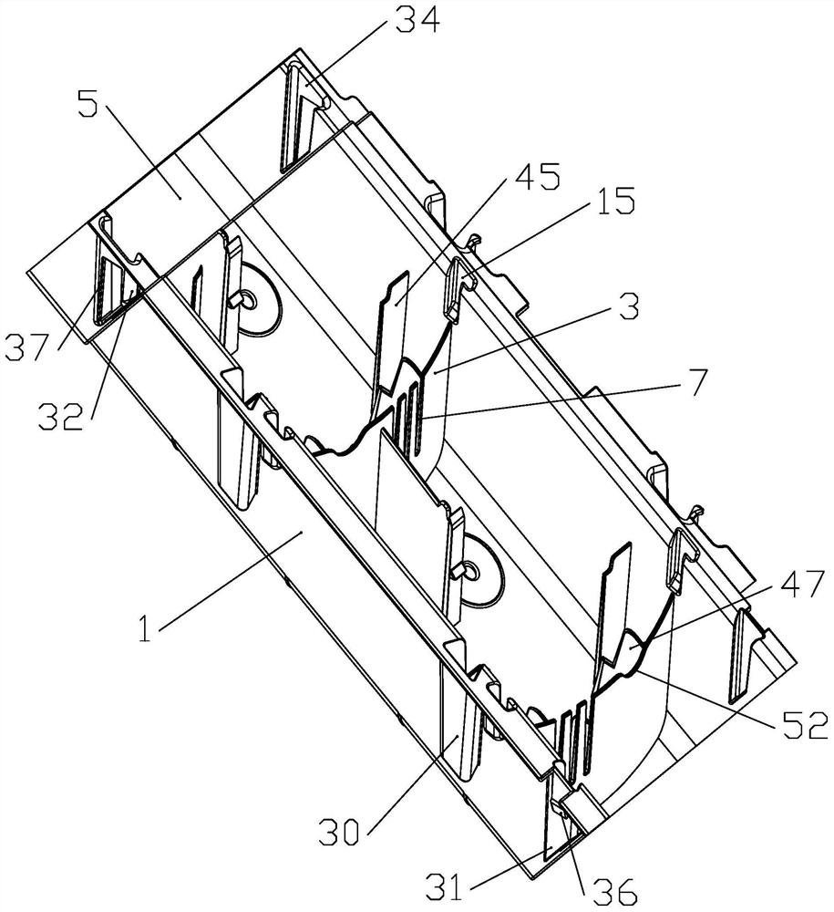 Planting frame with drainage channel