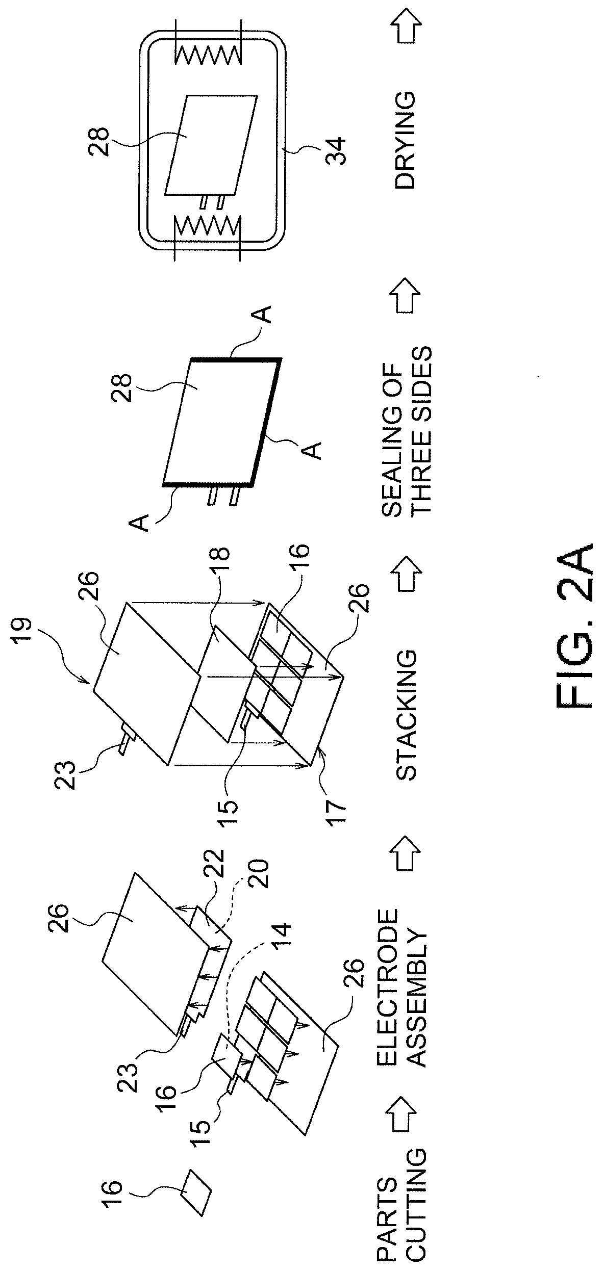 Lithium secondary battery and card with built-in battery