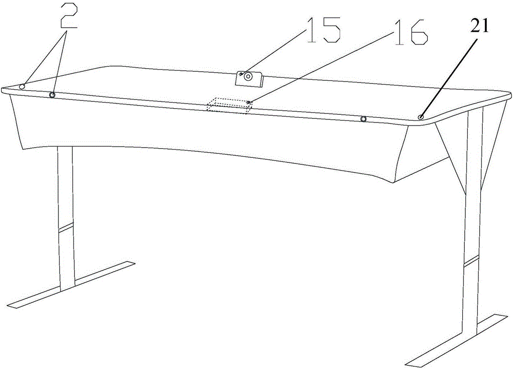 Intelligent desk and intelligent desk control method