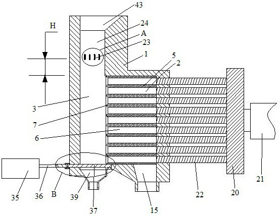 Pieces first, then block type traditional Chinese medicine cutting mechanism