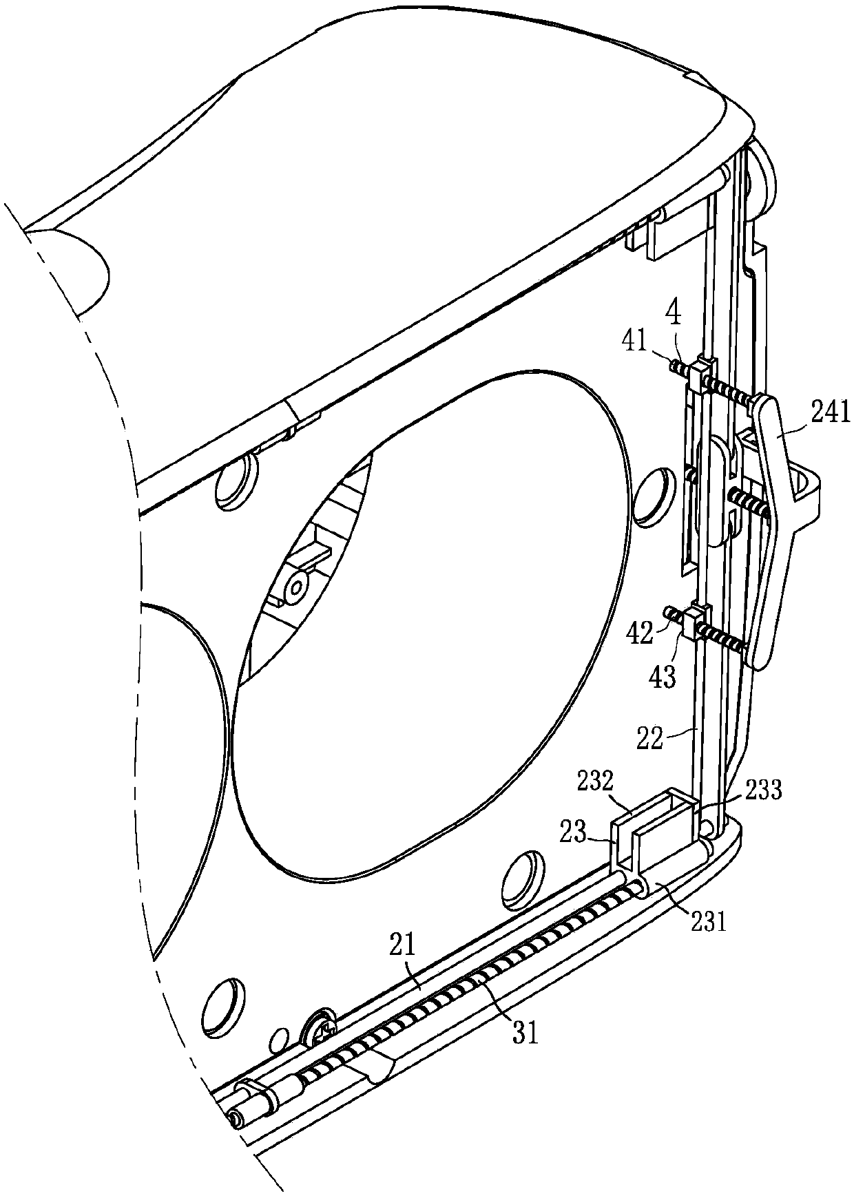 A kind of vr glasses suitable for mobile phones with flexible screen