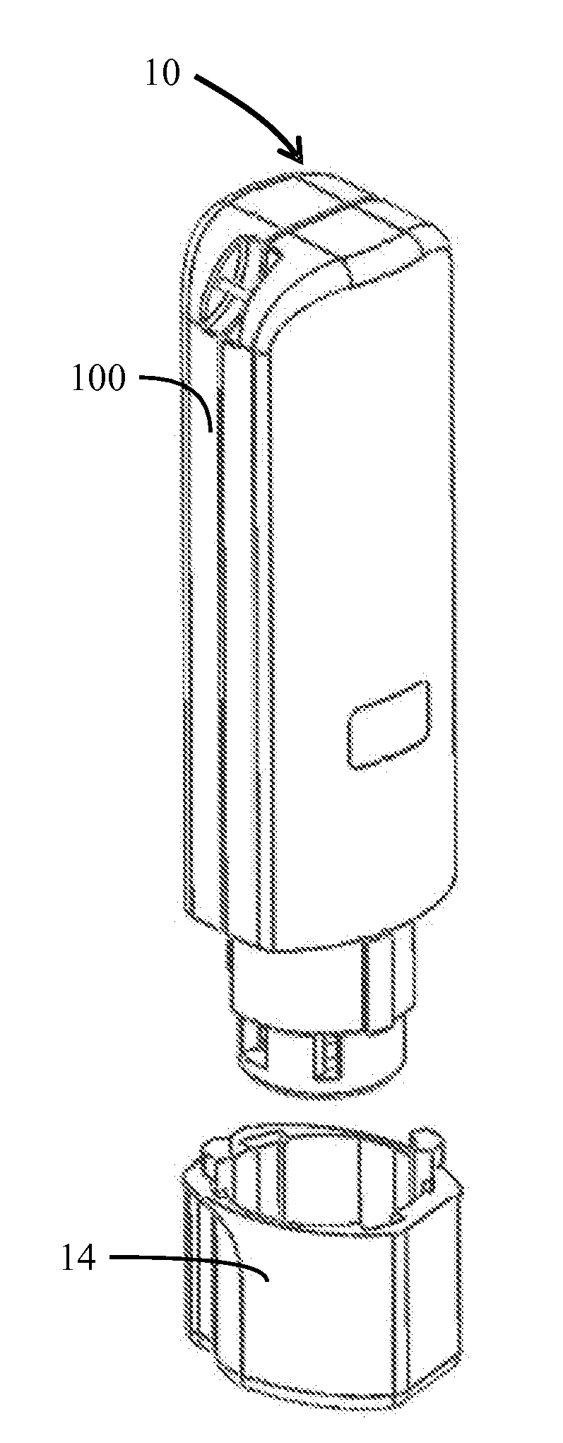 Portable Drug Mixing and Delivery Device and Associated Methods