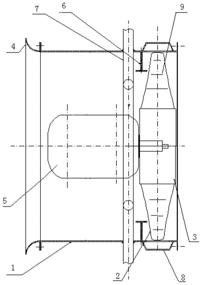 Spray Axial Fans with Sidewall Spray Tubes