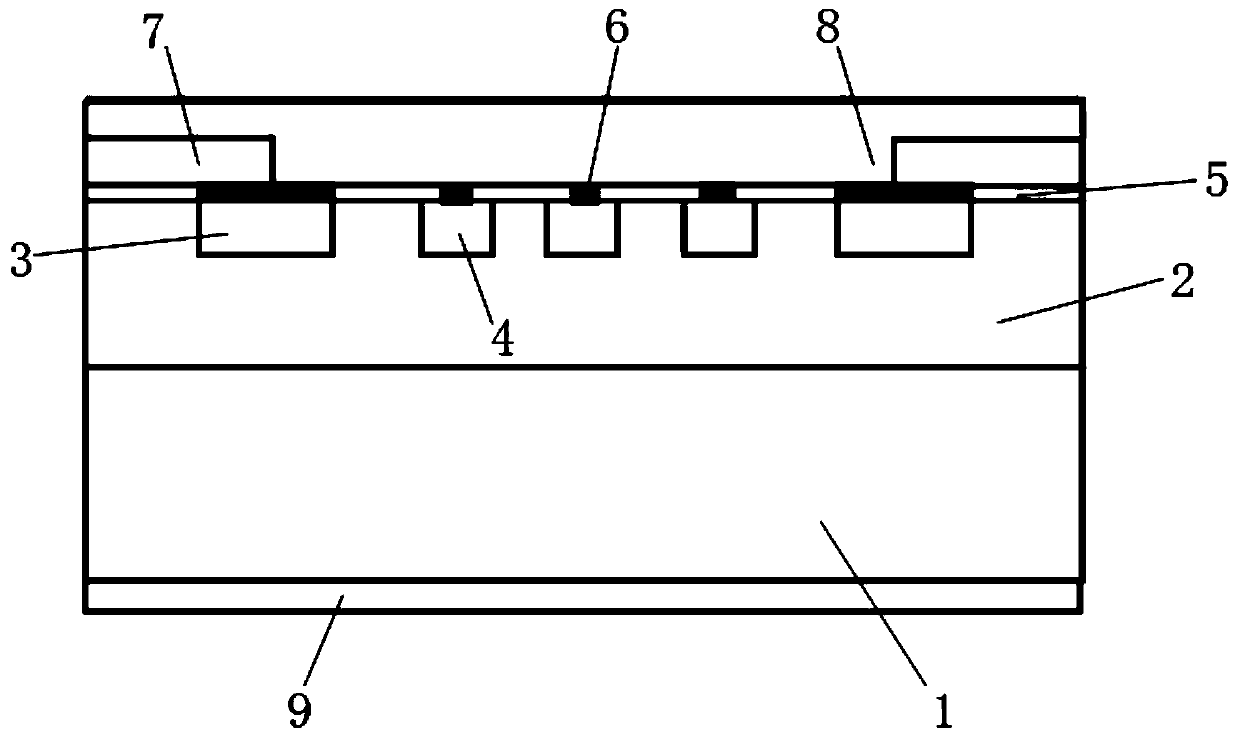 Schottky diode structure and manufacturing method thereof