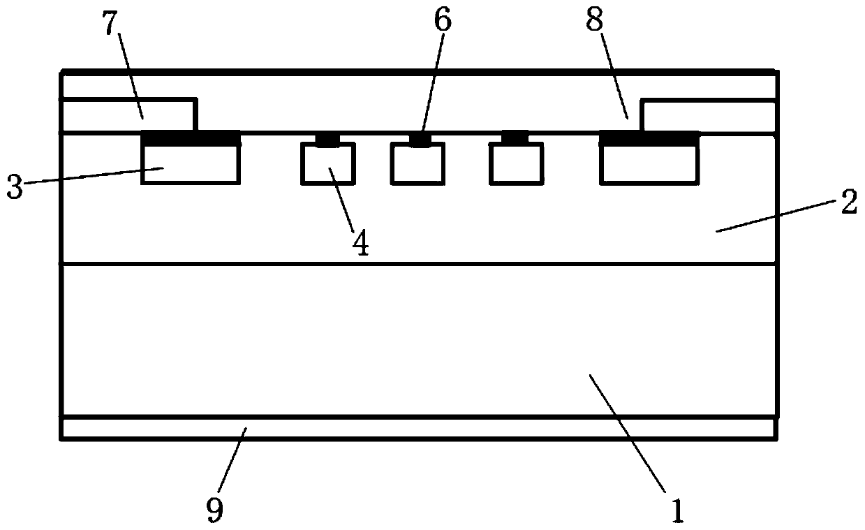 Schottky diode structure and manufacturing method thereof