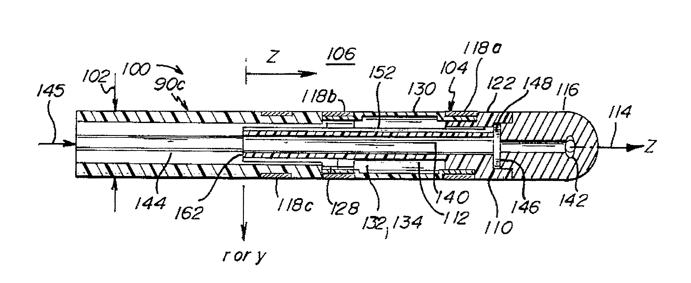 Temperature compensated strain sensing catheter