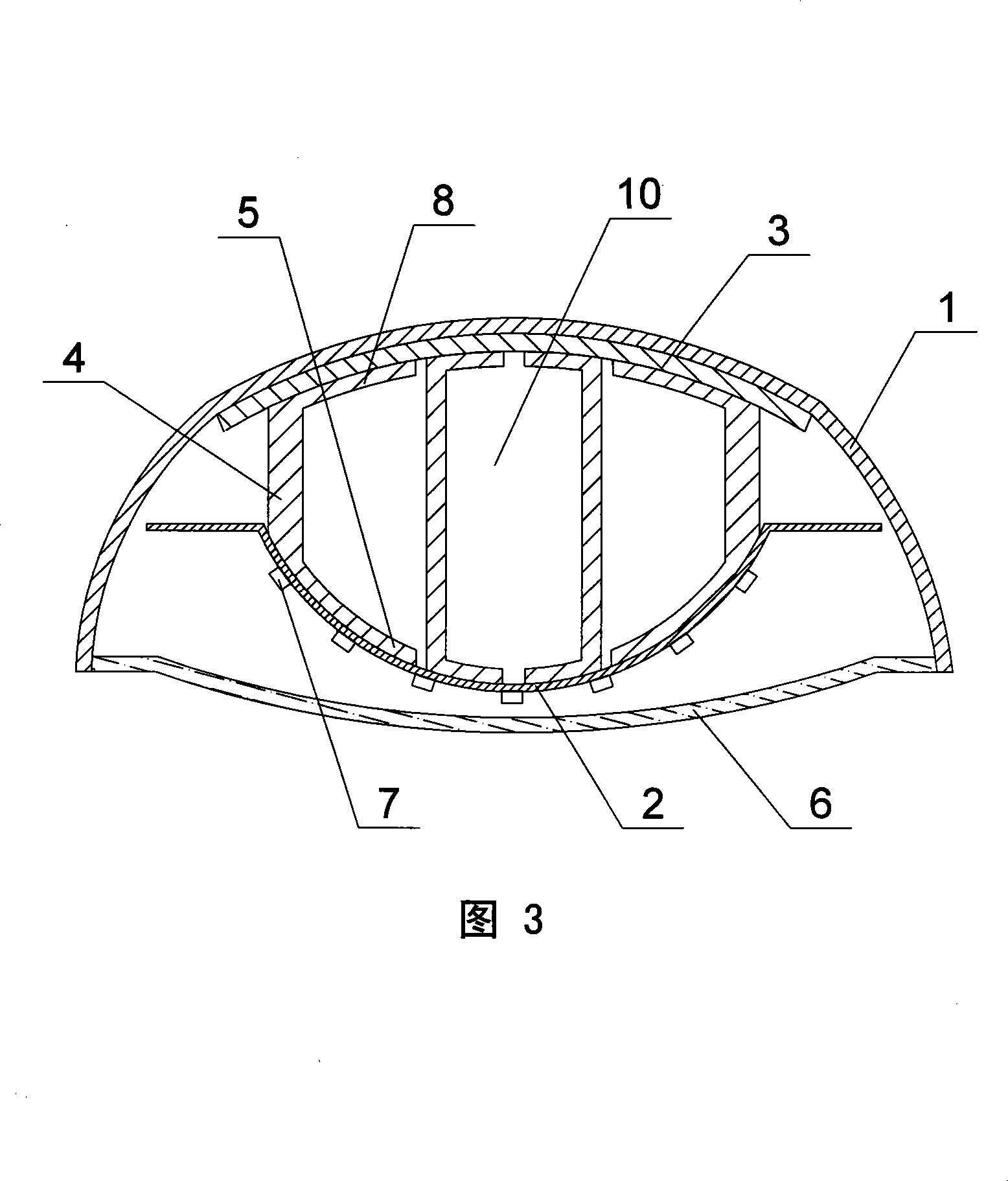 Integral heat dissipation LED road lamp