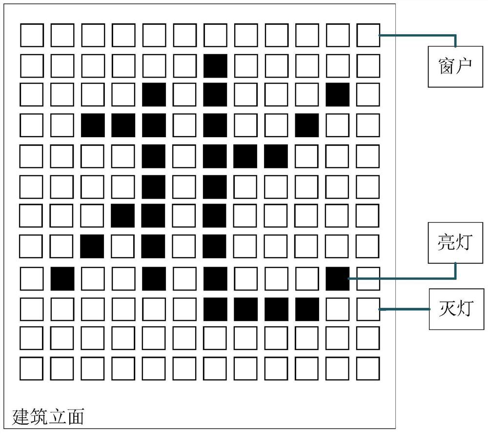 Array type building light show display system capable of being rapidly arranged and expanded