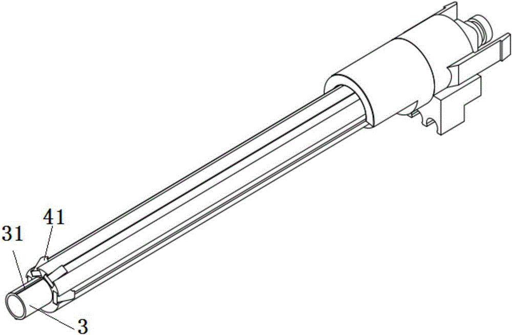 Elastic thread ligation device and elastic thread setting method