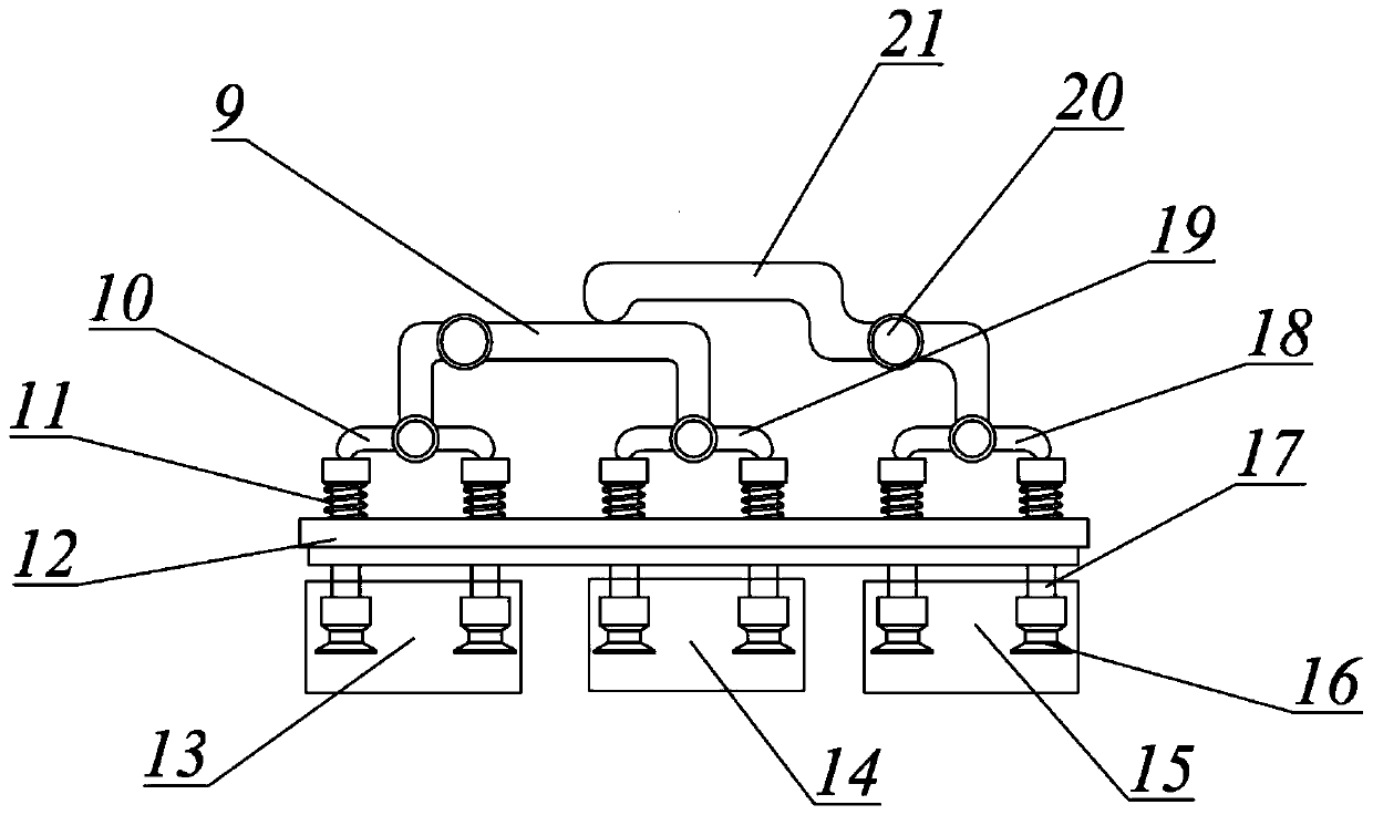 Clamp with self-locking function for products in irregular shapes