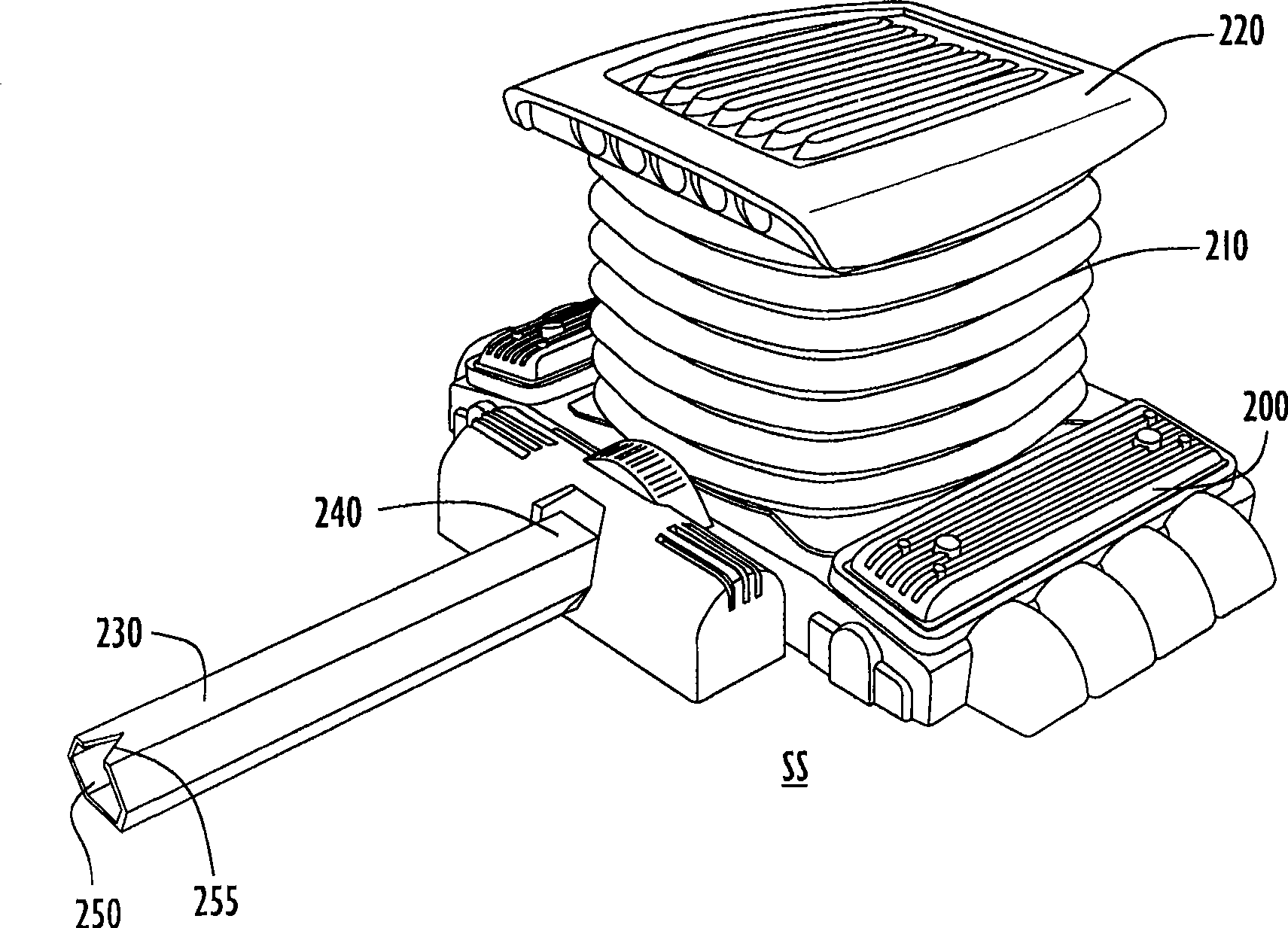 Fluid driven vehicle playset