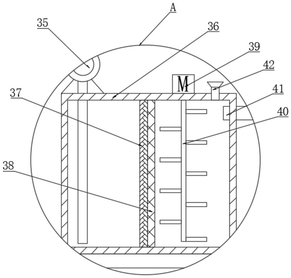 Cleaning and drying device for mechanical part machining