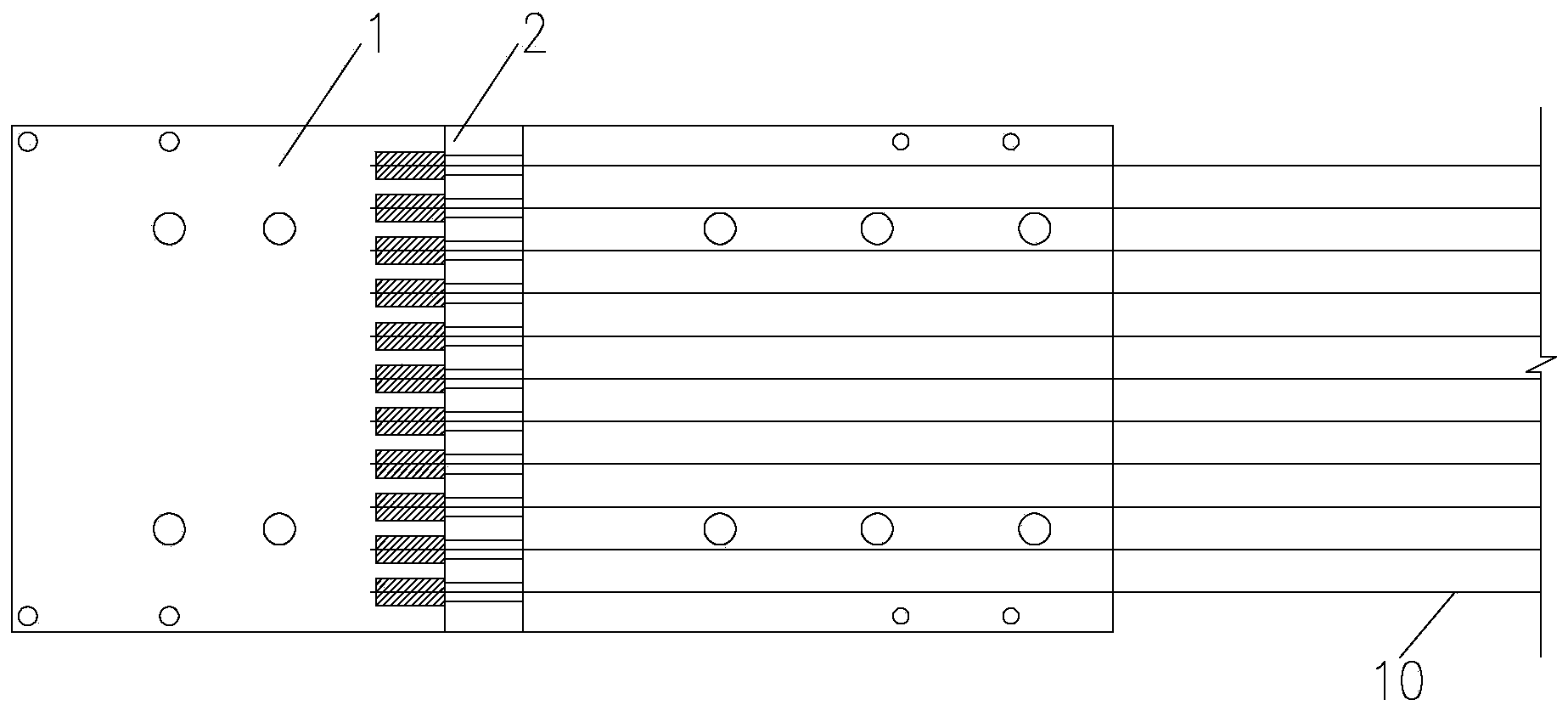 Concrete structure reinforcing method, self-anchored prestress assembly, assembled tensioning assembly