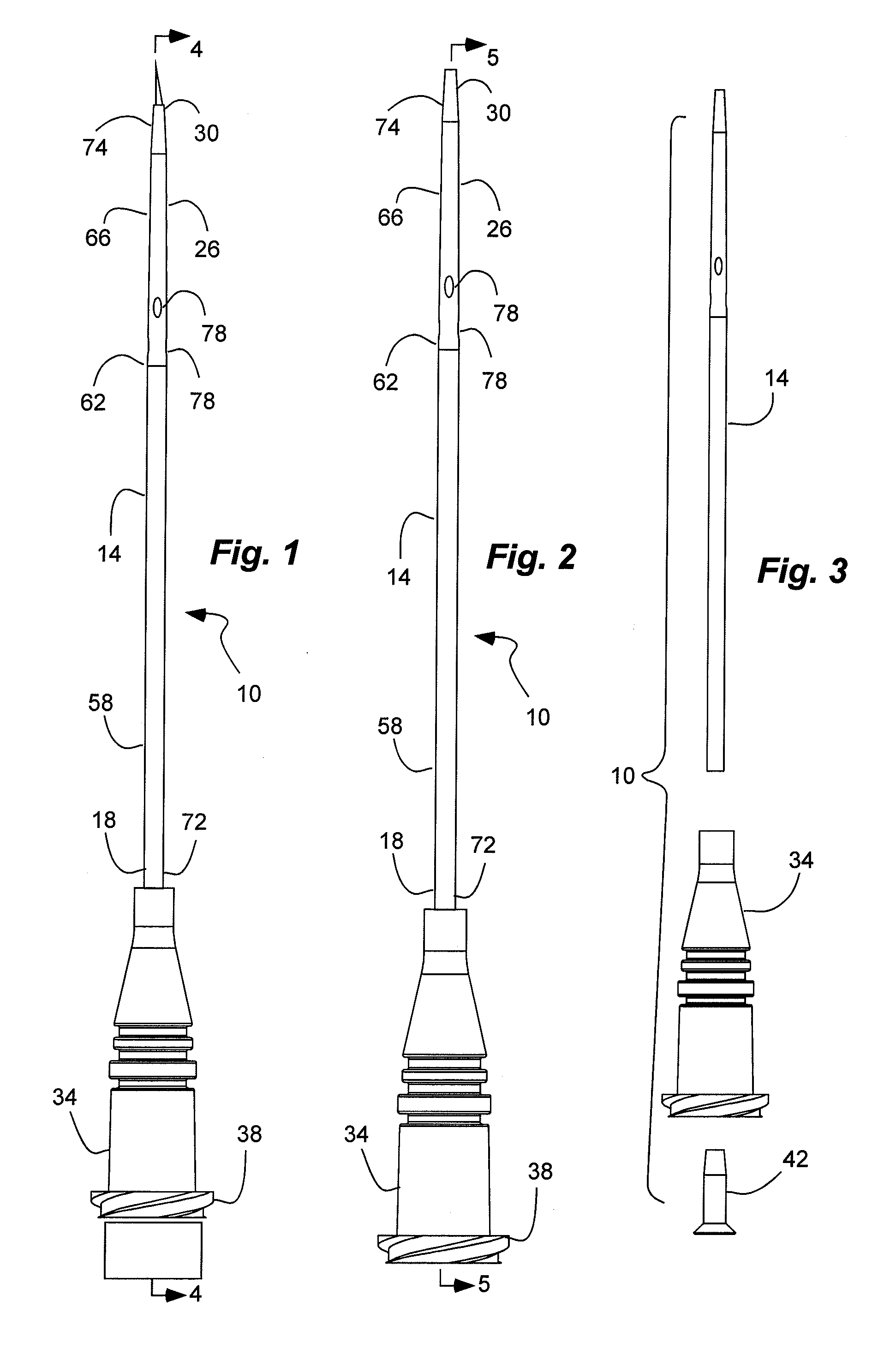 High-flow tapered peripheral iv catheter with side outlets