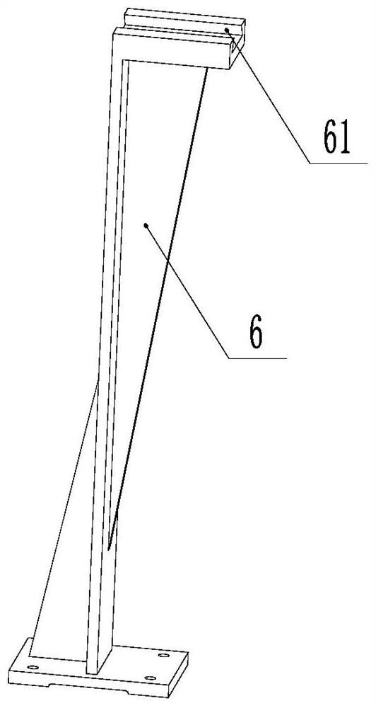 Driving wheel road holding force and life detection device and road holding force and life detection method