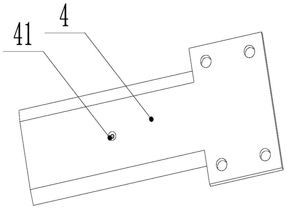 Driving wheel road holding force and life detection device and road holding force and life detection method